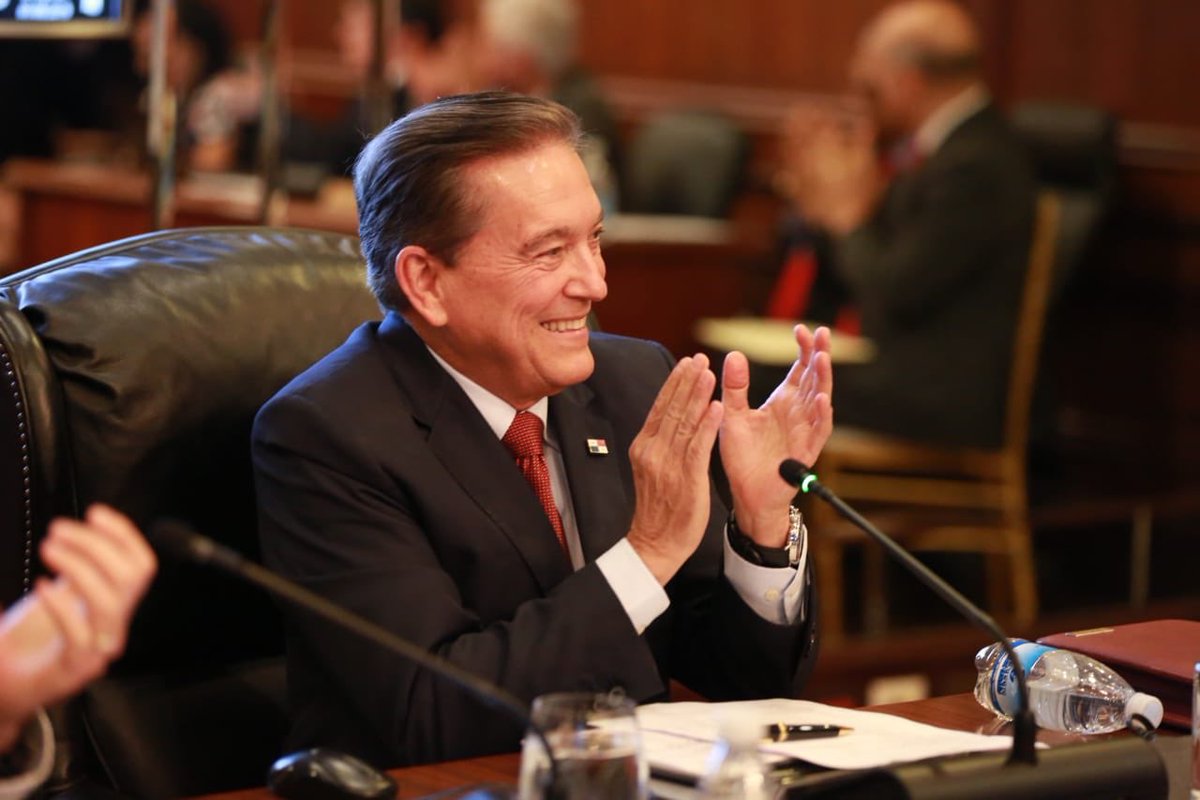 Presidente Laurentino Cortizo en Consejo de Gabinete. 