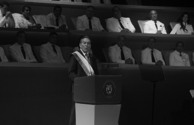 El presidente de la República, Laurentino 'Nito' Cortizo, el 1 de julio, durante el acto de toma de posesión. Foto: Archivo. Epasa.