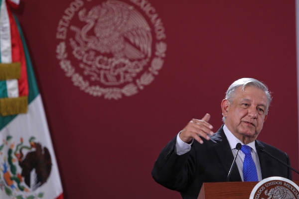 El presidente Manuel López Obrador no es partidario de combatir la violencia con violencia. FOTO/EFE