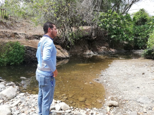 En un recorrido por el Estivaná permitió comprobar que existen tramos que no mantienen agua,. Foto/Thays Domínguez