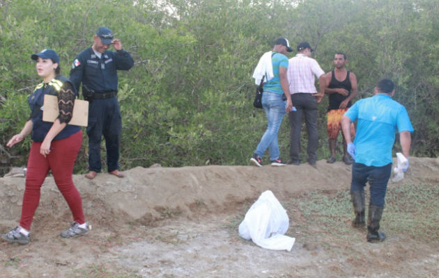 El macabro hallazgo fue en la playa La Colorada. Foto: Thays Domínguez.