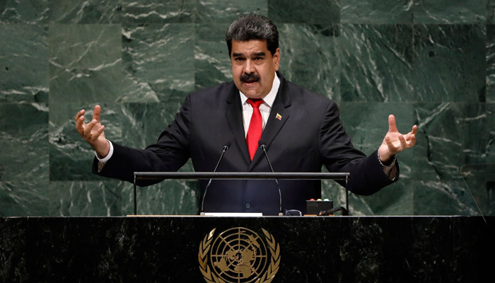 Nicolás Maduro, precisó en su discurso que está dispuesto a darle la mano al presidente Donald Trump  y a entablar un diálogo. FOTO/EFE