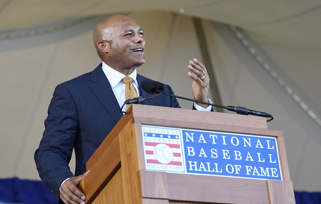 Mariano Rivera se acordó de su pueblo en su discurso.