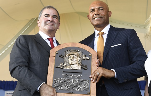 Mariano Rivera fue el más ovacionado de la generación de este año.