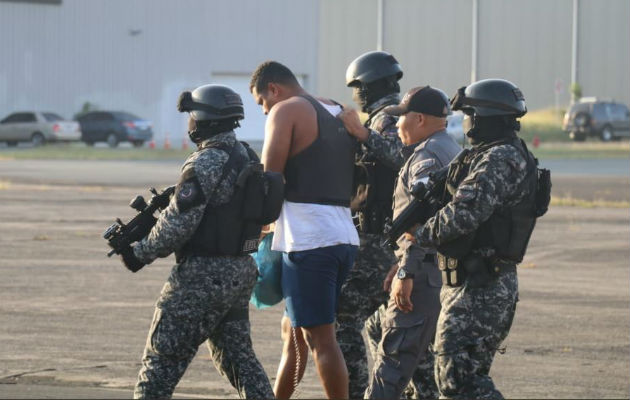 Eduardo Macea Alonzo, alias “Marshall” permanece detenido en la cárcel de Punta Coco. Foto: Policía Nacional.