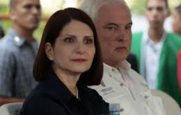 Marta Linares y Ricardo Martinelli. Foto: Archivo