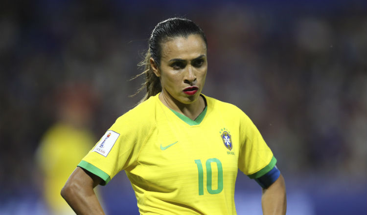 Marta ha sido varias veces escogida como la mejor jugadora de fútbol del mundo. Foto AP