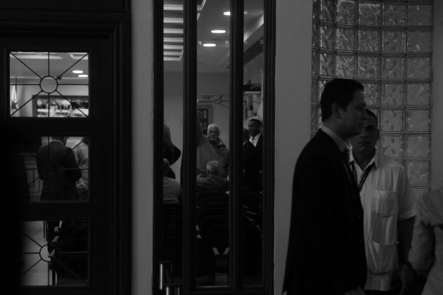 El expresidente Ricardo Martinelli, momentos en que llegaba a la Sala de Casación de la Corte Suprema de Justicia. Foto: Víctor Arosemena. Epasa.