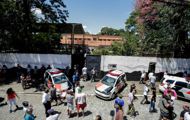 El número de muertos en el tiroteo en una escuela de Suzano a subió a diez. Foto: EFE 