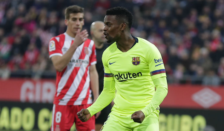 Semedo anotó el primer gol del Barcelona. Foto AP