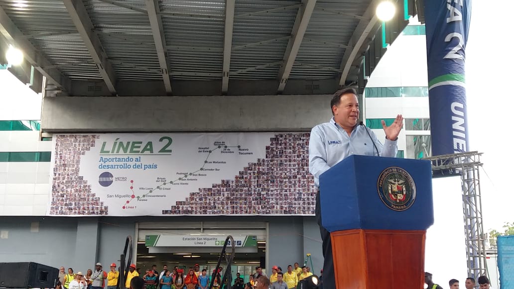 Presidente Juan Carlos Varela. 