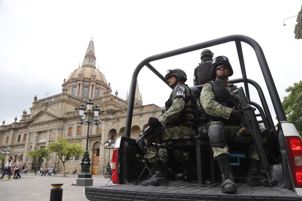 La Guardia Nacional, el nuevo cuerpo de seguridad impulsado por el presidente Andrés Manuel López Obrador, inició el jueves sus operaciones en el occidente de México. FOTO/EFE