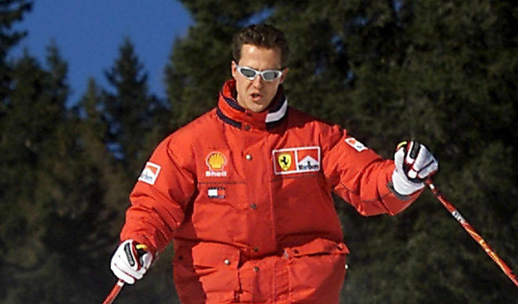 Michael Schumacher se accidentó en Francia Foto EFE