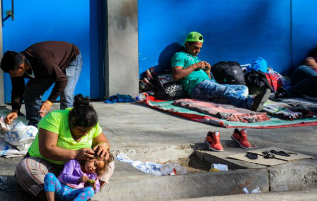 La caravana de migrantes centroamericanos está en México. Foto/EFE