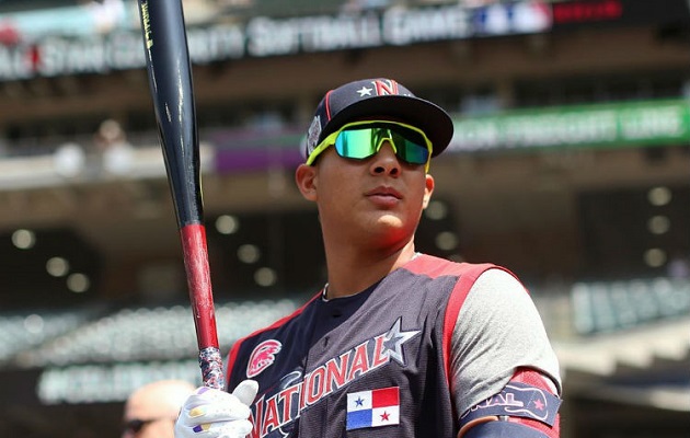 Miguel Amaya durante el partido.