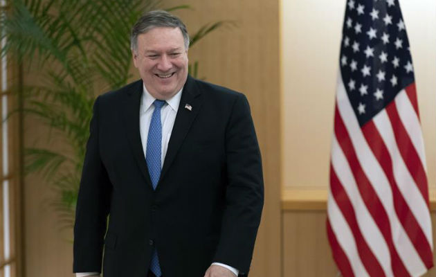 La defensa de la democracia en Venezuela y Nicaragua en agenda del Secretario de Estado del gobierno norteamericano, Michael Pompeo. Foto/EFE