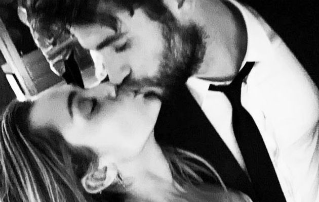 Miley Cyrus y Liam Hemsworth.