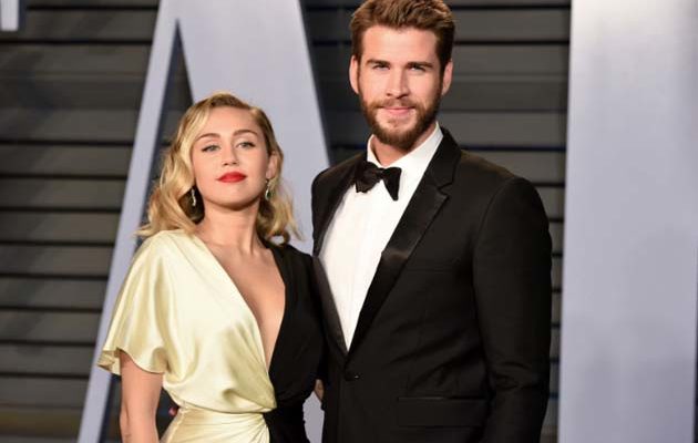 Miley Cyrus y Liam Hemsworth.