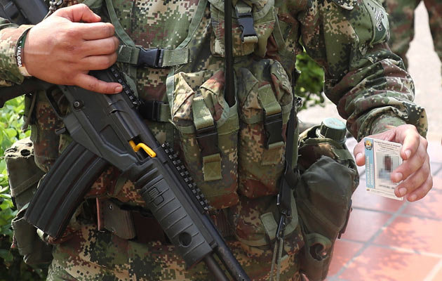 En el departamento de La Guajira (norte) la cifra de uniformados ha llegado a por lo menos 30, mientras que en el resto de la región caribeña se han presentado 23 militares hasta el momento. FOTO/EFE