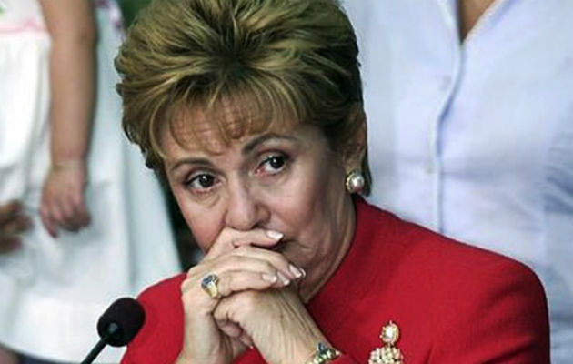 Expresidenta Mireya Moscoso. 