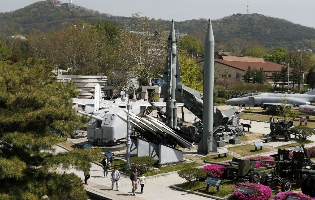 Misiles balísticos tácticos de Corea del Norte Scud-B T . Foto: EFE.