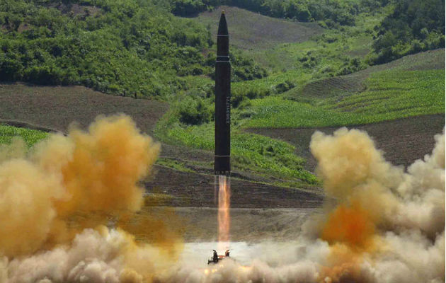 Lanzamiento de misil en Corea del Norte. Foto: Archivo/Ilustrativa.
