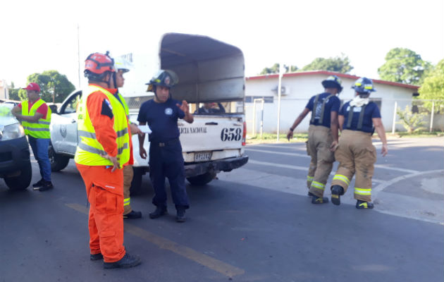 El lugar del incidente se mantiene acordonado y bajo vigilancia. Foto: Thays Domínguez