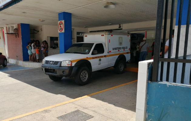 Policlínica de CSS en Arraiján, donde determinaron la muerte del cazador. Foto: Eric A. Montenegro. 