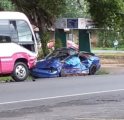 Según las estadísticas del Tránsito y Transporte Terrestres de la Policía Nacional van 24 muertos por accidente de tránsito en Chiriquí en lo que va del año 2019.