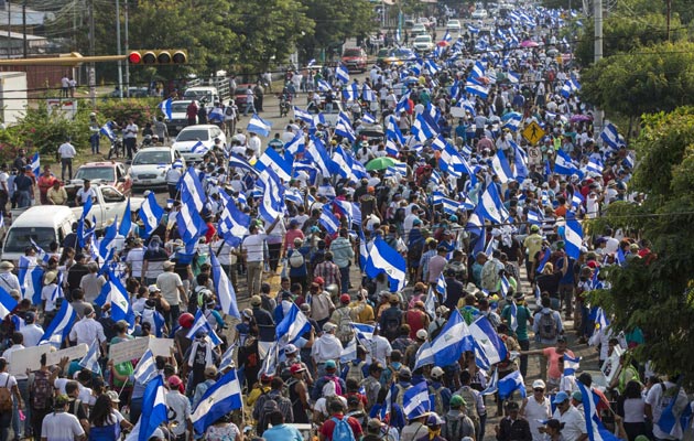 La crisis en Nicaragua inició en abril de este año y se ha cobrado la vida de más de 300 personas. Foto/Archivo