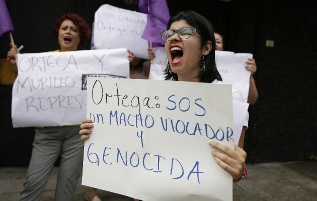 La protesta se da en medio de una crisis sociopolítica. Foto: EFE.