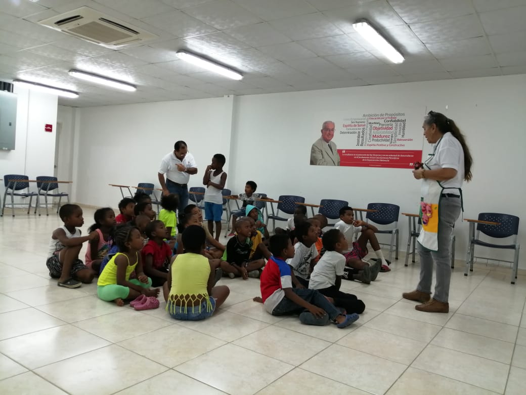 Taller de lectura en Colón.