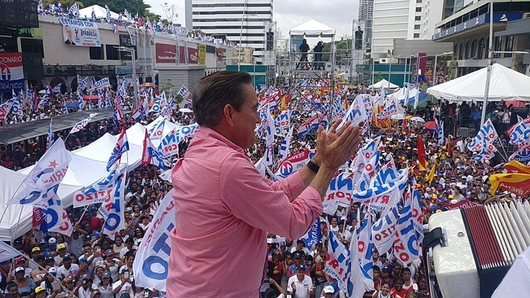 Arranca cierre de campaña del candidato presidencial del PRD Laurentino 'Nito' Cortizo. Foto: PRD.