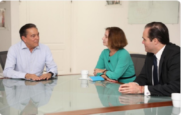 Laurentino Cortizo se reúne con funcionario del Gobierno de Estados Unidos.