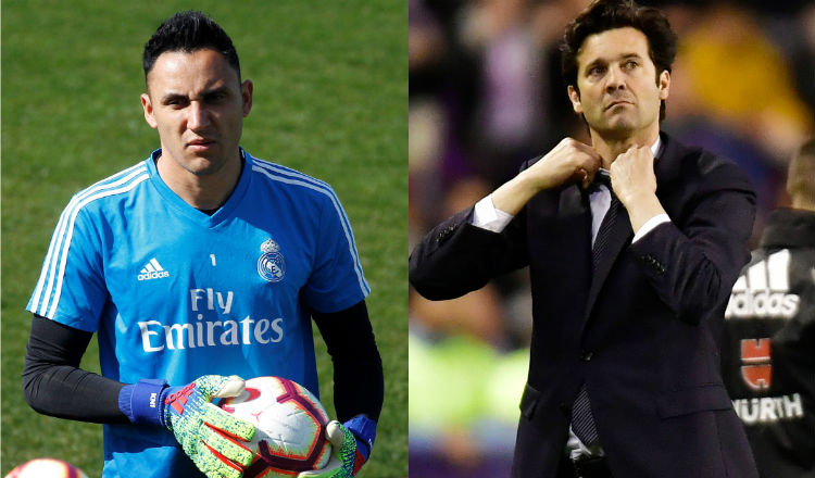 Keylor Navas se vio afectado por la llegada de Solari.