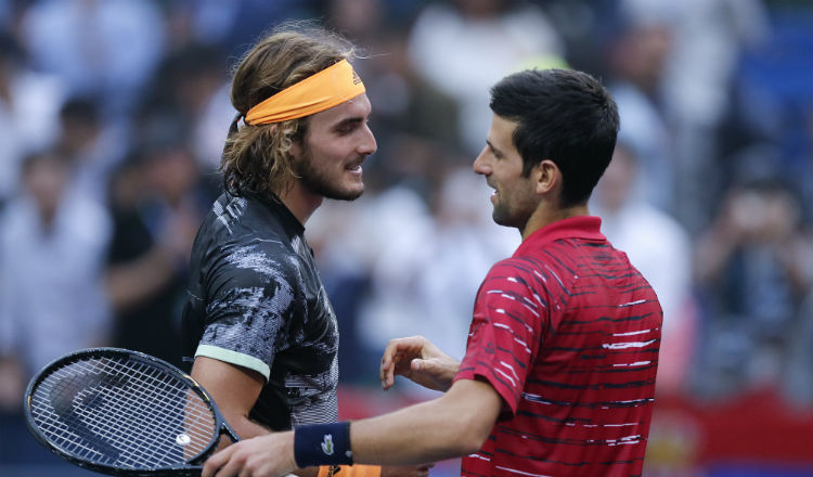 Novak Djokovic cayó ante Stefanos Tsitsipas Foto AP