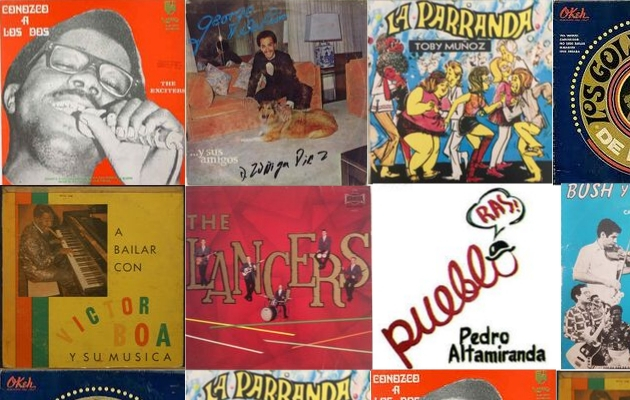Uno de los factores por los que los discos de Panamá son tan buscados es su limitado tiraje. Algunas portadas de álbumes panameños.