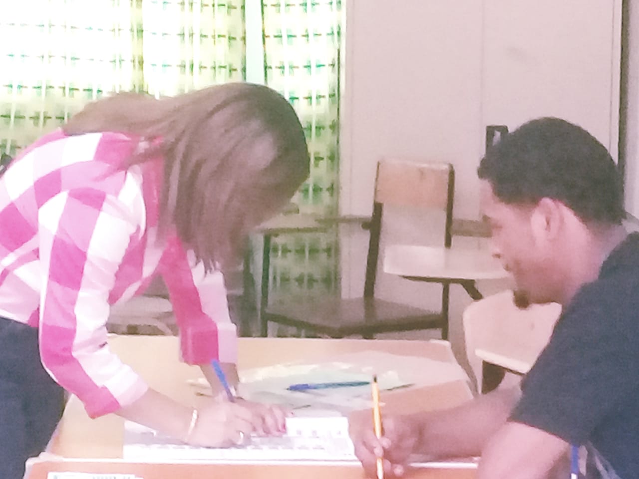 Yusaida Marín, quien aspira a una de las tres casillas en La Chorrera votó a tempranas horas. Foto/ Eric montenegro