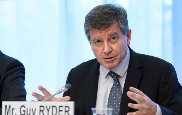 Guy Ryder, director general de la Organización Internacional del Trabajo.  Foto:EFE