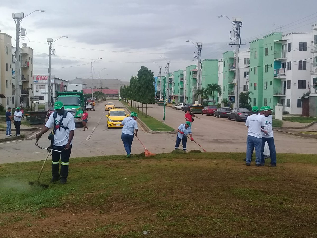 Recolección de basura en Curundú. 