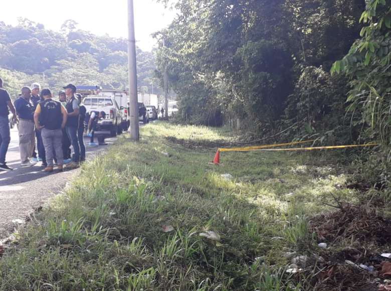 El Ministerio Público realizó el levantamiento del cadáver la mañana de este viernes. Foto: Crítica.