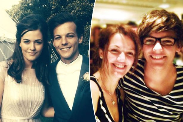 A la derecha: Louis Tomlinson y su madre. A la izquierda: Louis y su hermana Felicité. 