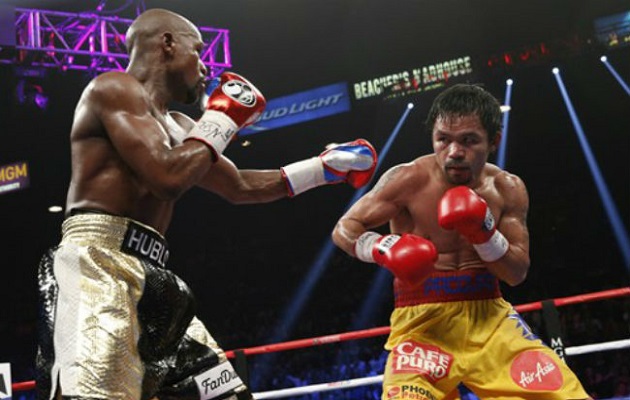 Floyd y Pacquiao se midieron el 2 de mayo de 2015.