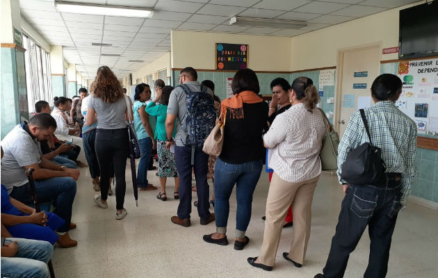 Los pacientes tuvieron que reprogramar sus citas.