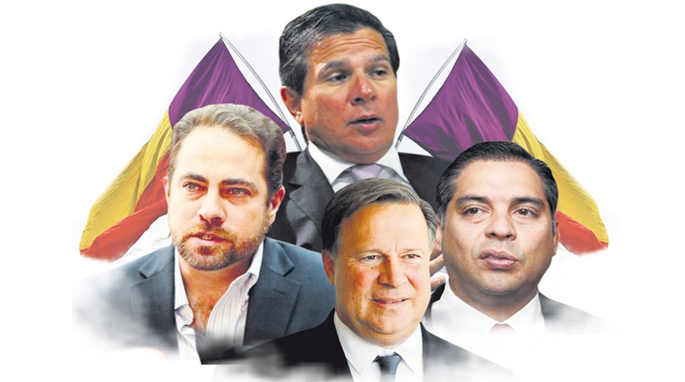 Miembros del directorio del Partido Panameñista. 