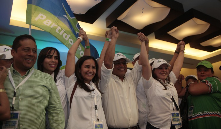 La facción joven del Partido Popular impulsó el apoyo a José Blandón Figueroa. /Foto Víctor Arosemena