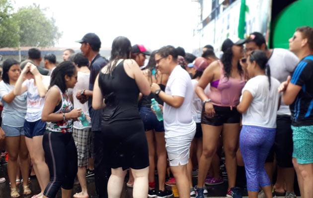 Los jóvenes participaron de las últimas actividades religiosas y culturales. Foto/Thays Domínguez