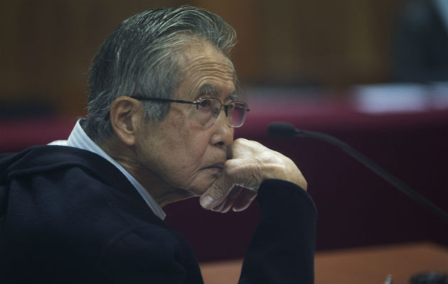 El expresidente de Perú Alberto Fujimori. AP