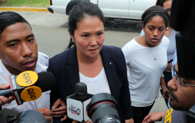 Keiko Fujimori hija del expresidente Alberto Fujimori. Foto: EFE