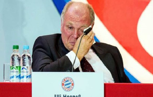 Uli Hoeness no hablará más del tema.